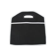 Car Trunk Organizer Cargo Organizer Folding Caddy Storage Collapse Bag Bin for Car Truck SUV 3 Section Collapsible Storage Box Black Podofo