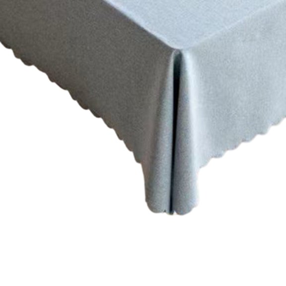 Square polyester cloth tablecloth for weddings, banquets, restaurants and parties - Baby blue