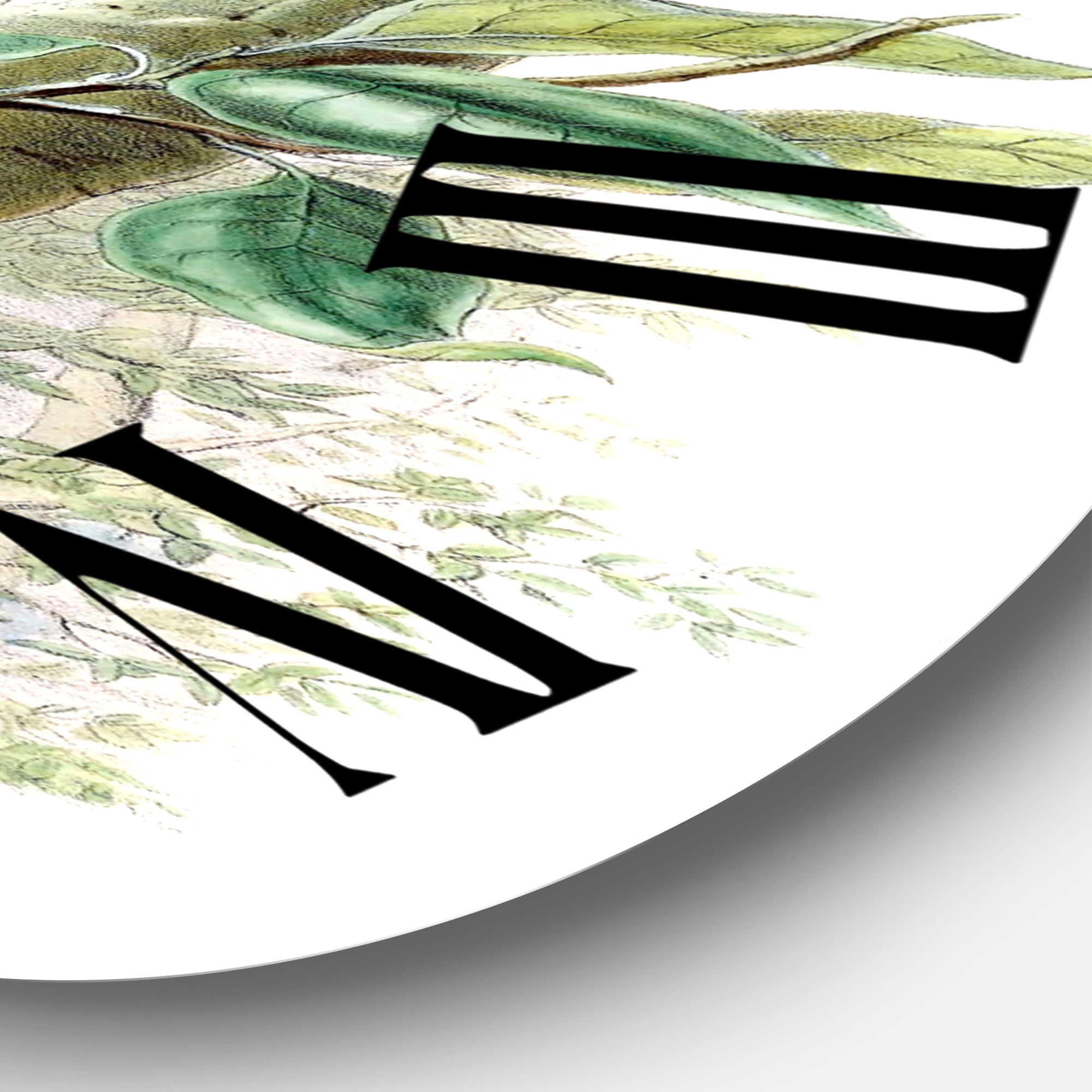 Designart 1 in Quartz Traditional Wall Clock