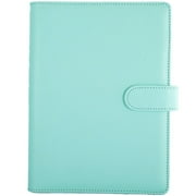 A5/A6 Synthetic Leather Notebook Binder Refillable 6 Ring Binder Loose Leaf Planner Binder Cover with Magnetic Buckle Closure Professional Binder Organizer for DIY