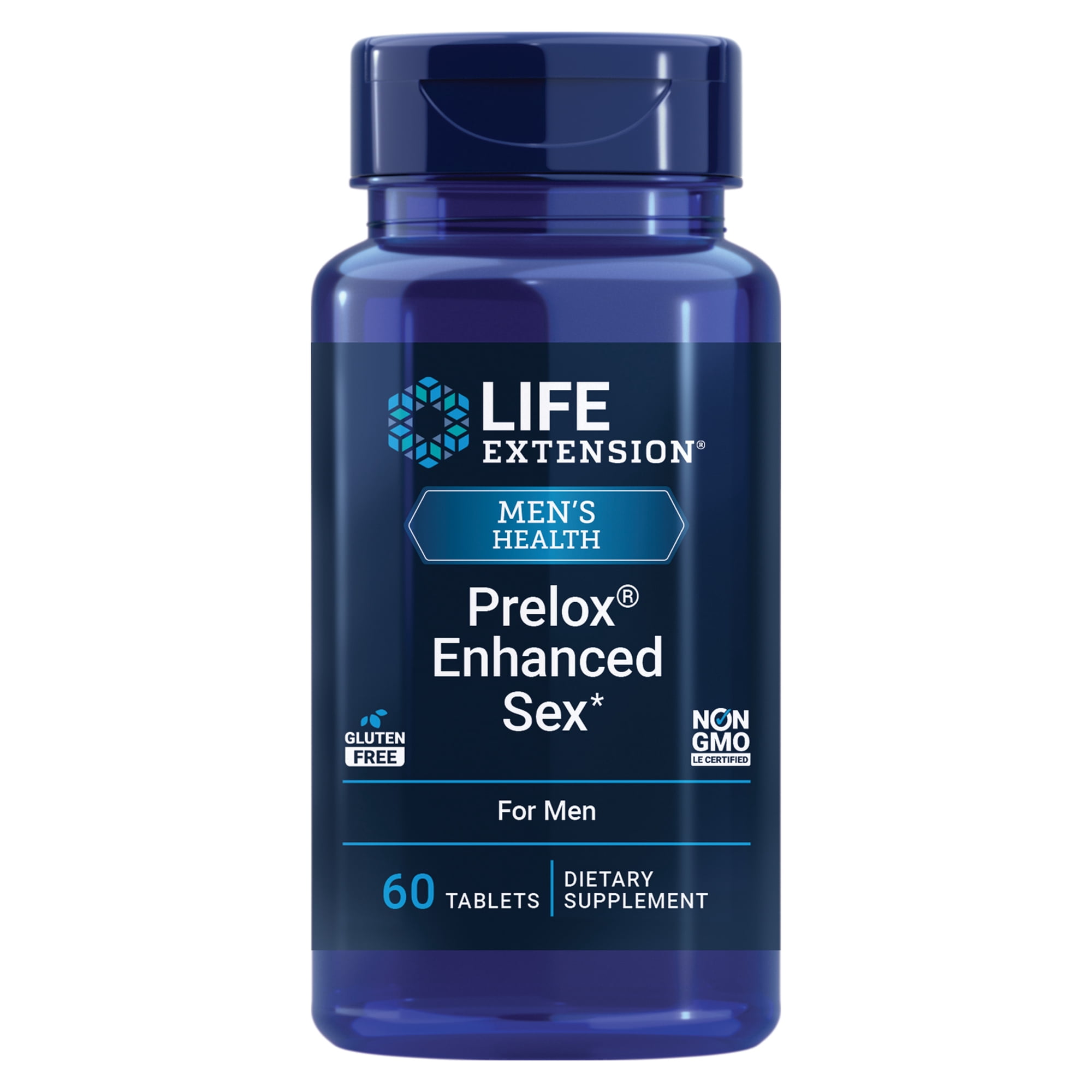 Life Extension Prelox Enhanced Sex – French Maritime Pine Bark Extract , L-Arginine – Male Sexual Health, Promotes Male Blood Flow – Gluten-Free, Non-GMO – 60 Tablets