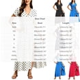 thumbnail image 3 of ClodeEU Women's Polka Dot V Neck Short Sleeve Waist Tie High Side Slit Wrap Maxi Dress,Casual Summer Beach Vacation Dress Black,Women's Plus L, 3 of 4