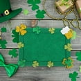 thumbnail image 2 of LYTMENT 1 Set Patricks Day DIY Photo Frame Green Leaf Non Woven Fabric Irish Festival Craft Kit for Party Decorations Classroom Activities and Holiday Celebrations, 2 of 8