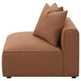 thumbnail image 5 of Colleen Terracotta Armless Chair w/ Pillows - 38.5" Wide Upholstered Seat, Red Accent Furniture for Living Room, Non-Skid Legs, Modern Design, Vietnam Made, 5 of 18