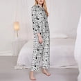 thumbnail image 3 of Naloa black and white dogs Pajamas for Women Set, Womens Pajama Sets, Lounge Sets for Women, 2pjs for Women-XX-Large, 3 of 7