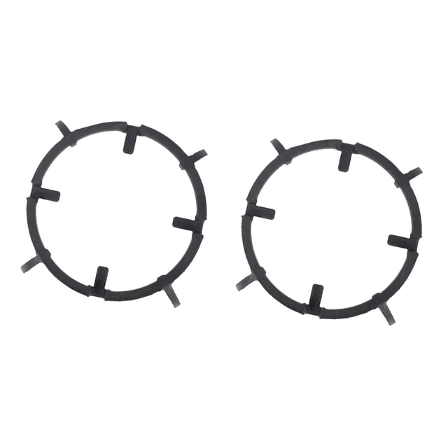 2X Soporte de Cacerola de Wok Estante de Soportes Quemadores de Hierro Fundido Estufa Anillo de Cocina Rangos