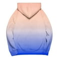 thumbnail image 4 of Makaor Cute Womens Hoodies Pullover Tunic Sweatshirt with Pockets Fleece Long Sleeve Tops Gradient Oversized Clothes, 4 of 5