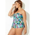 thumbnail image 5 of Swimsuits for All Flyaway Bandeau Tankini Set, 5 of 6