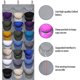 thumbnail image 3 of Perchero con 24 bolsillos profundos - Organizador de sombreros - Perchero para gorras de béisbol, soporte visible para sombreros - Perchero para puerta de pared con 3 ganchos, 3 of 5