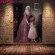 thumbnail image 4 of Pintura en lienzo de arte de pared Vintage, Impresión de póster de arte gótico oscuro, conejo, mago, pianista, fantasma, chica demonio, decoración del hogar sin marco, 4 of 4