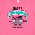 thumbnail image 4 of Inktastic Happy Birthday, Mommy I'm the Best Ever in Blue Boys or Girls Baby T-Shirt, 4 of 5