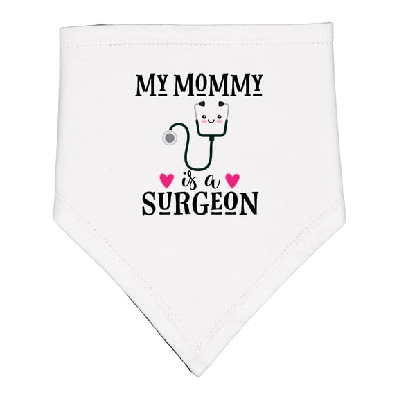 Inktastic Surgeon Mom Baby Baby Bandana Bib