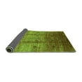thumbnail image 2 of Ahgly Company Indoor Square Oriental Green Industrial Area Rugs, 4' Square, 2 of 4