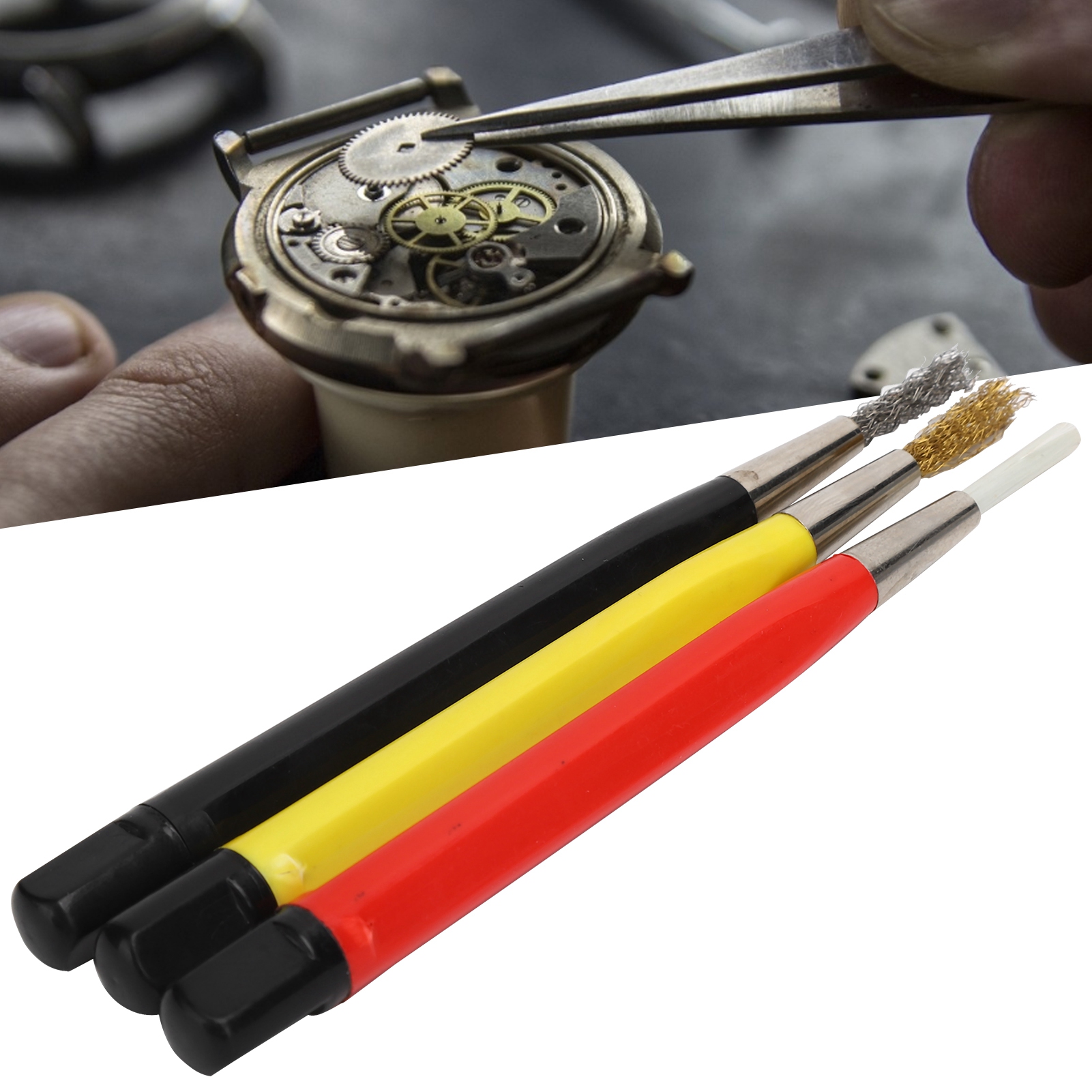 Stylos Brosses Anti-rouille – Pointes En Fibre De Verre, Laiton, Acier Et Nylon – Idéal Horlogers, Nettoyage De Montres Et Polissage