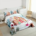 thumbnail image 3 of Castle Fairy Twin Size 2-Piece Gingerbread Christmas Comforter Set, 3 of 8