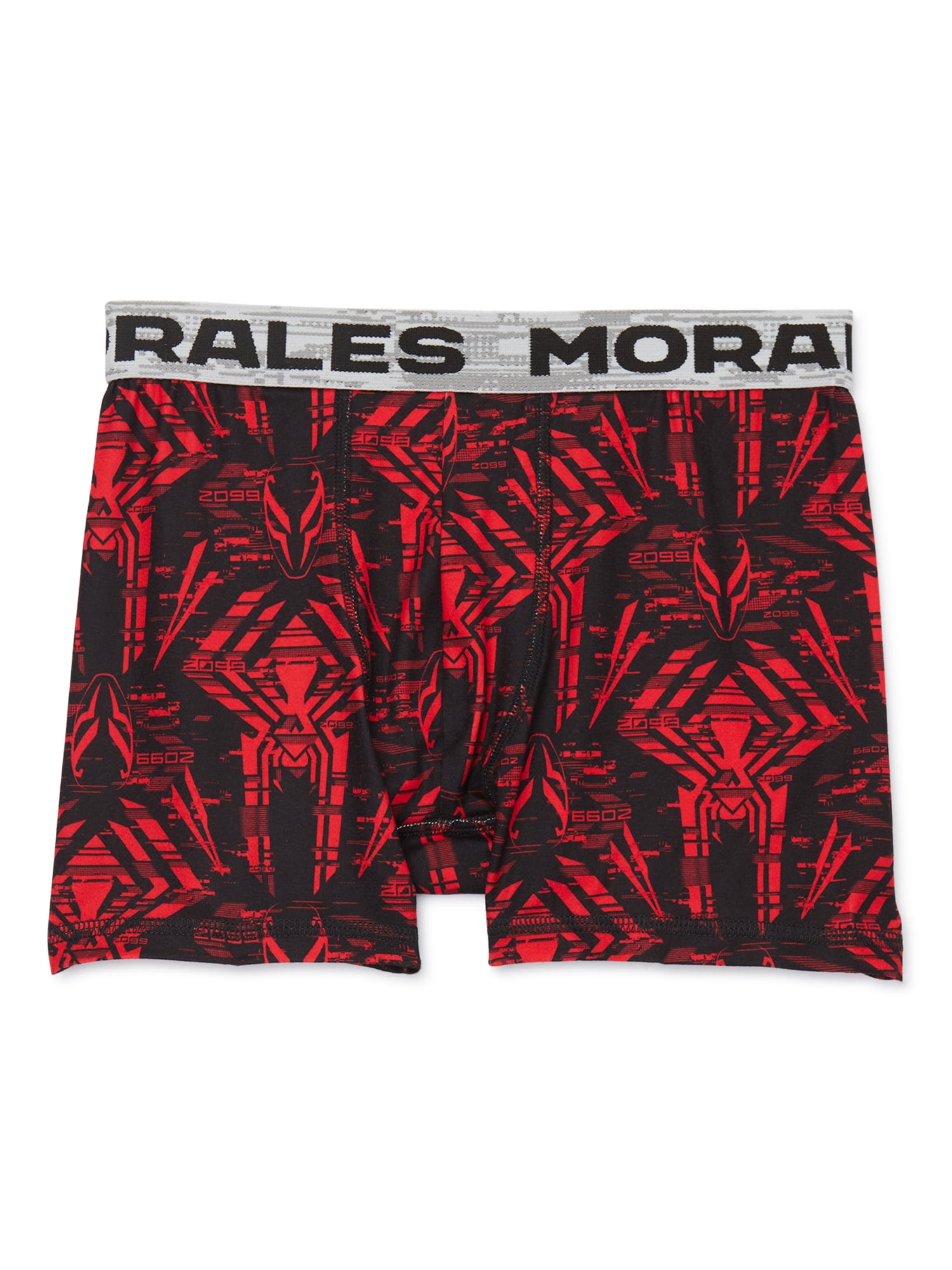 Spider-Man Boys’ Spider-Verse Print Boxer Briefs, 4-Pack, Sizes XS-XL