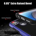 thumbnail image 5 of Heavy Duty Phone Case for FYBTO Moto One 5G Ace 6.7” Case with Tempered Glass Screen Protector, Dual Layer Rugged Heavy Duty Protective Phone Cover, Soft TPU Bumper Shockproof Cases (New Black), 5 of 5