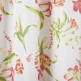 thumbnail image 3 of Estate View™ Printemps Light Filtering Rod Pocket Curtain Panel Pair, 38"x84", Red, 3 of 8