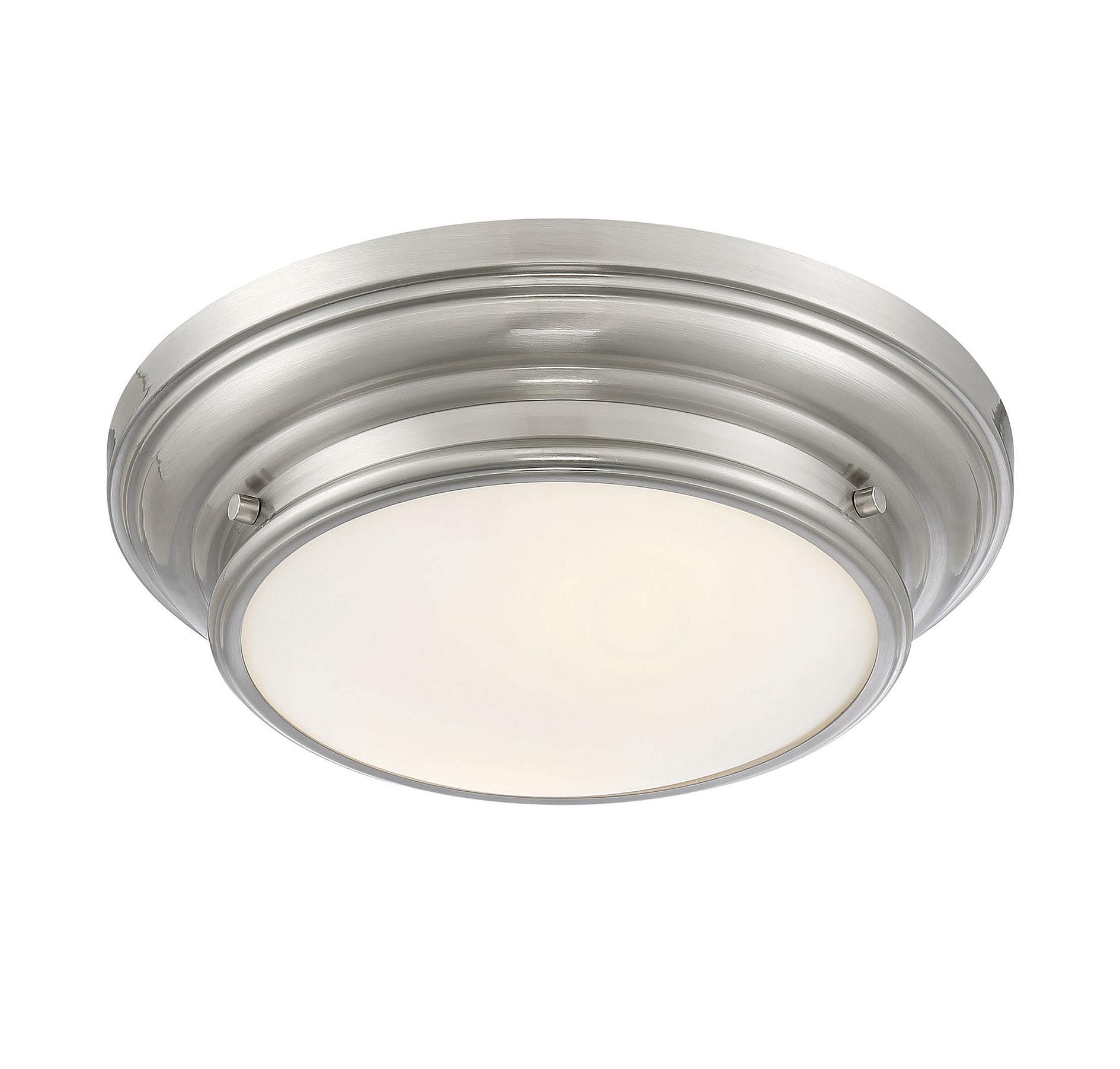 Trade Winds Lighting 2-Light Ceiling Light In Satin Nickel