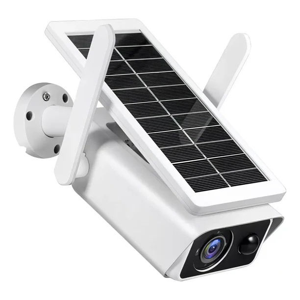 2mp Cámara De Seguridad Solar Al Aire Libre Wifi 1080p Compl Color Fix