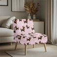thumbnail image 3 of HELLHERO Cute Little Puppy and Snowflakes Wear-Resisting Armless Accent Chair Soft Cover with Dustproof, Easy Installation Armless Accent Chair Washable Cover, 3 of 8