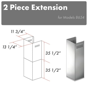 ZLINE 2PCEXT-8654ST