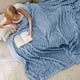 thumbnail image 1 of Manta Bedsure GentleSoft, forro polar de franela, tamaño king, 270 x 230 cm, azul, 1 of 7