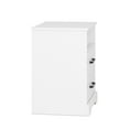 thumbnail image 3 of Prepac Rustic Ridge Farmhouse Nightstand Bedside Table, White Nightstand for Bedroom, End Table with 2 Drawers and Open Shelf 16.25"D x 18.75"W x 24.5"H, WDNR-1602-1, 3 of 12