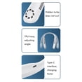 thumbnail image 4 of Portátil Manos Libres Para El Cuello, Ventilador Colgante Sin Hojas Recargable Por Usb, Enfriador De Aire Ajustable Para Viajes Y Camping Noticed HA047690-02, 4 of 6
