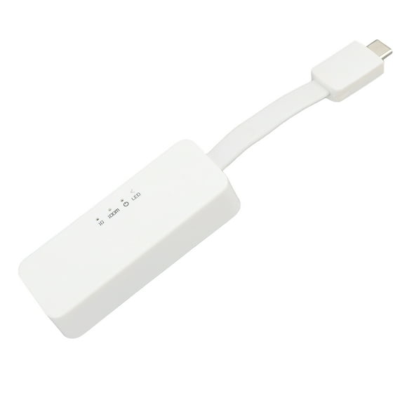 Gigabit RJ45 To LAN Adapter, 1000Mbps Hyper Speed Plastic USB C To Ethernet Adapter for Laptop
