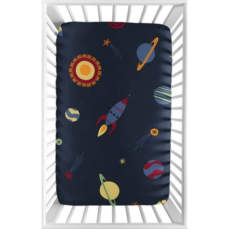 UPC: 0846480057161 | Space Galaxy Collection Mini Crib Sheet