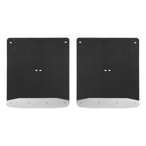 LUVERNE 251544 Rear Dually 20-Inch x 23-Inch Textured Rubber Mud Guards, Select Chevrolet Silverado, GMC Sierra 3500 HD, 2 Flaps