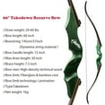 thumbnail image 2 of Black Hunter 60” Original Recurve Bow for Adults American Hunting, 2 of 7