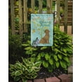 thumbnail image 2 of Carolines Treasures BB7597GF Welcome Friends Chocolate Labrador Retriever Flag - Garden Size, 2 of 3