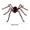 Red, variant on Glowing Halloween Decor with Detachable Battery Box, Steady Lit UV Purple Fluffy Spider Prop for Yard Party Display, UV Purple Light Plush Spider