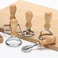 thumbnail image 4 of Kumdkd Pastry Ravioli Cutter Wheel With Long Wooden Handle, Multi-Use Kitchen Tool for Baking, Pasta, Ravioli | Ergonomic Wooden Handle with Dishwasher-Safe Blade (8-inch), 4 of 4