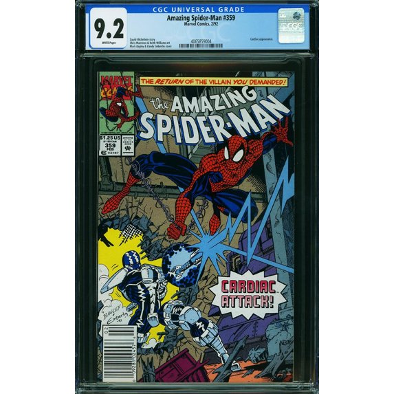 Amazing Spider-Man #359 - CGC 9.2 Comic Book