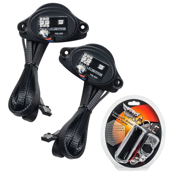 Oracle 20-21 Chevy Corvette C8 RGB A Headlight DRL Upgrade Kit - ColorSHIFT - RF - 1442-330