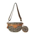 thumbnail image 1 of Bolso Bandolera WDOplteas Leopardo Correa Ajustable PU para Mujer Tamaño 230 x 80 x 170 mm, 1 of 9