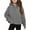 Dark Gray, variant on Byoo Toddler Girls Zip Up Hoodies Solid Color Pocket Sweatshirt Jacket Fall Outdoor Aactive Kids Jacket