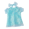 thumbnail image 2 of Vestido casual hecho a mano Zulema para muñecas de 18 pulgadas azul, 2 of 6