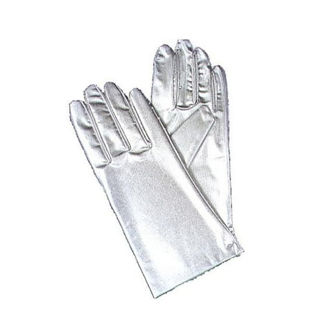Gloves Reg Metallic Silver