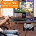 thumbnail image 4 of Uxcell 2pcs Controller Holder Under Desk Mount Holder for Controller & Headphone Gaming Accessories Adhesive No Screws, Black, 4 of 6