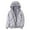 Grey, variant on Women's Reversible Hooded Jacket Solid Color Thickened Winter Warm Coat Soft Comfortable Outerwear For Cold Weather