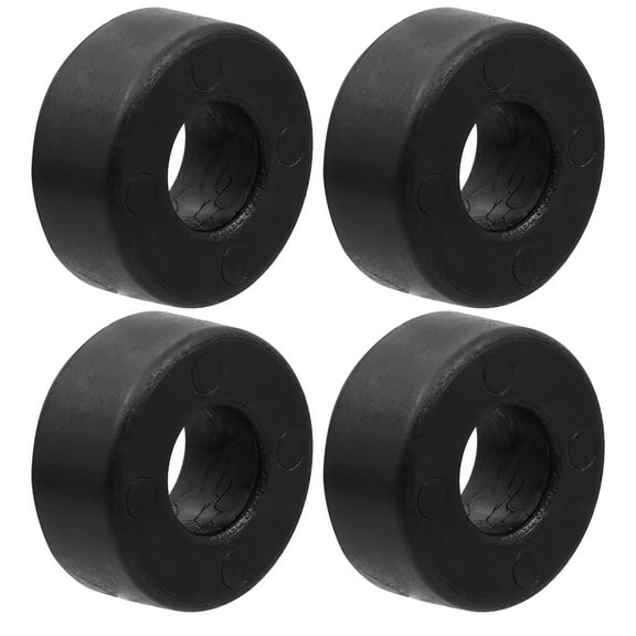 4 Pcs Shock Absorber Bumpers Gym Equipment Gaskets Feet Fitness Pads Blocks Workout Round Rubber