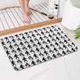 thumbnail image 4 of White Bigfoot and Tree Pattern Bathroom Rugs Mat,Non Slip Microfiber Bathroom Rug,Rubber Backing,Soft Bathroom Mats for Bathroom Floor,Tub and Shower,17x27in(43x68cm), 4 of 5
