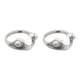 thumbnail image 2 of Guardurnaity Anillos de rana Vintage para mujer y hombre, diseño de apertura, joyería bonita, ojo de garra, anillo Punk de Hip Hop, regalos, Plata 2piezas, 2 of 6