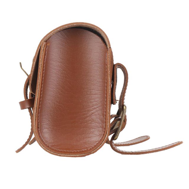 Ruiboury PU Small But Spacious Bike Front Bag To Fit All Essentials Multifunctional Cycling Mount Front Bag Brown