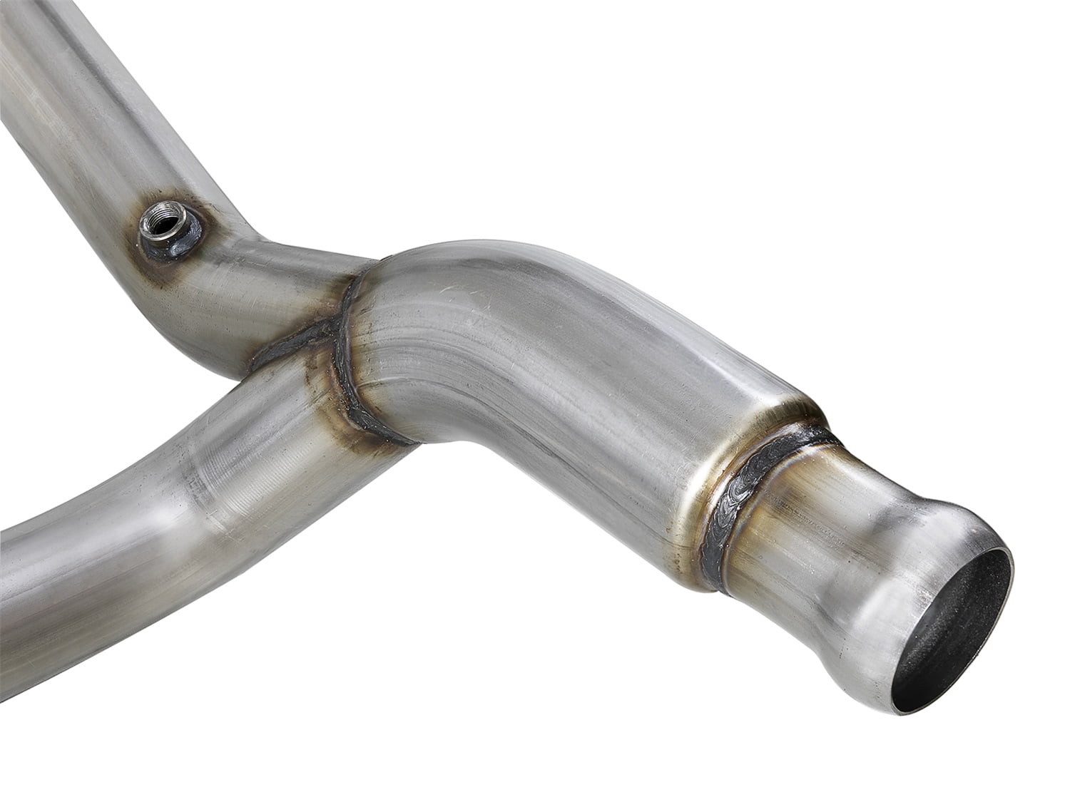 AFE Filters 48-34135-RC Street Series Twisted Steel Y-Pipe Fits select: 2019-2021 CHEVROLET SILVERADO, 2019-2021 GMC SIERRA