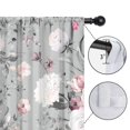 thumbnail image 4 of Blackout Kids Curtains,Pioneer Flower Floral Print Pattern Childrens Insulated Curtains Set Of 2,Bedroom Essentials,Toddler Room Decor 42"x63", 4 of 5